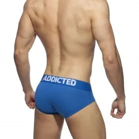 ADDICTED - 3 Pack "My Basic" Brief (Royal Blue, Black & Grey)