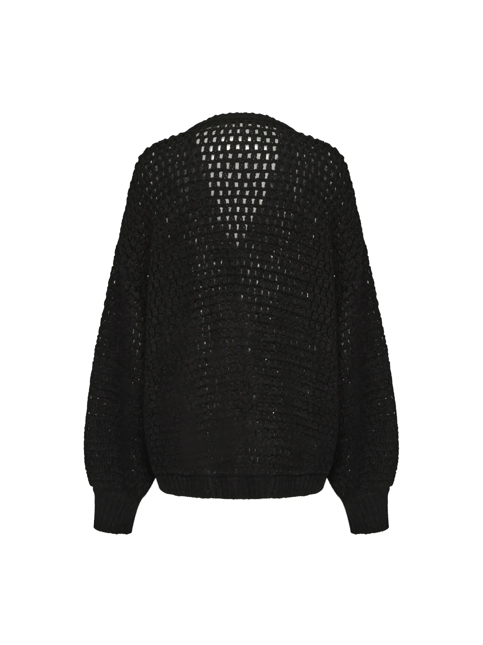Alexis Cardigan   Scarf Set (Black)