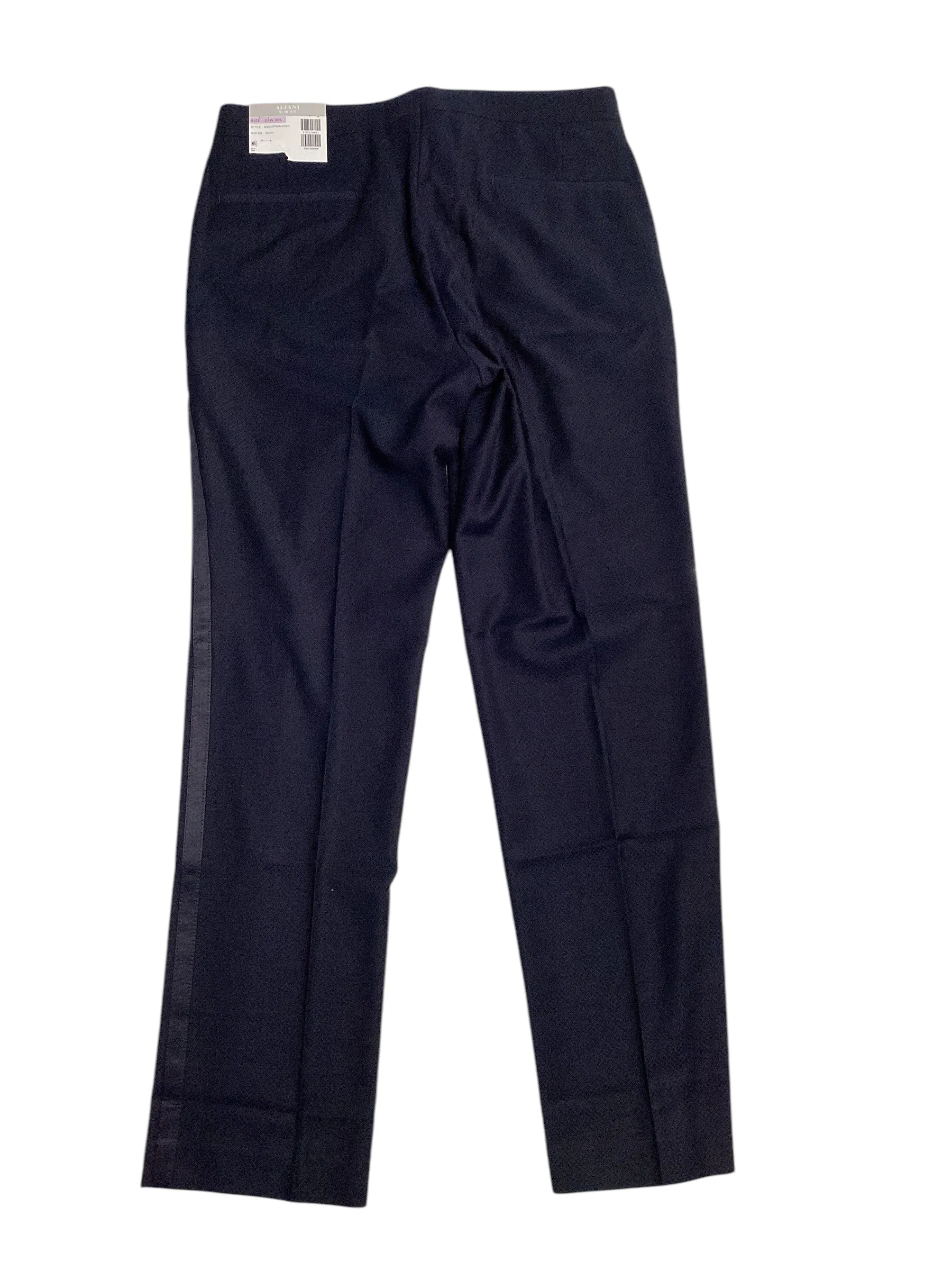 Alfani Mens Slim Fit Tuxedo Dress Pants Navy Blue 32 x 30