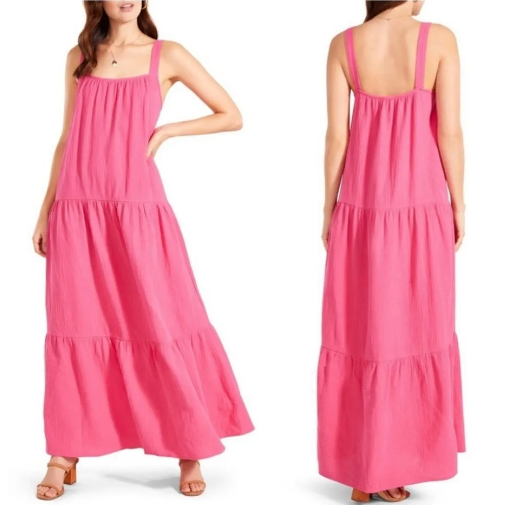 BB DAKOTA BY STEVE MADDEN Tiered Maxi Dress