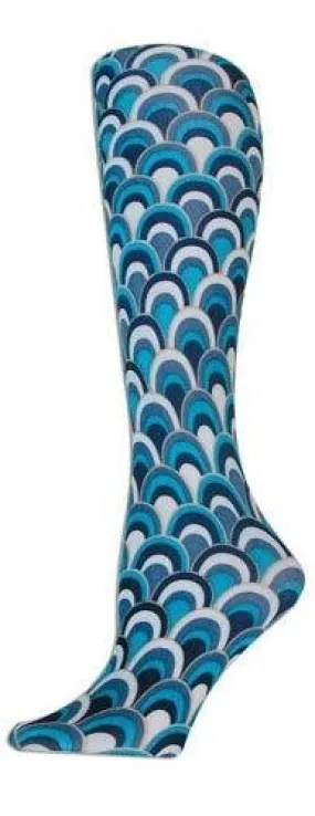 Blue Retro Tights Large/Tall