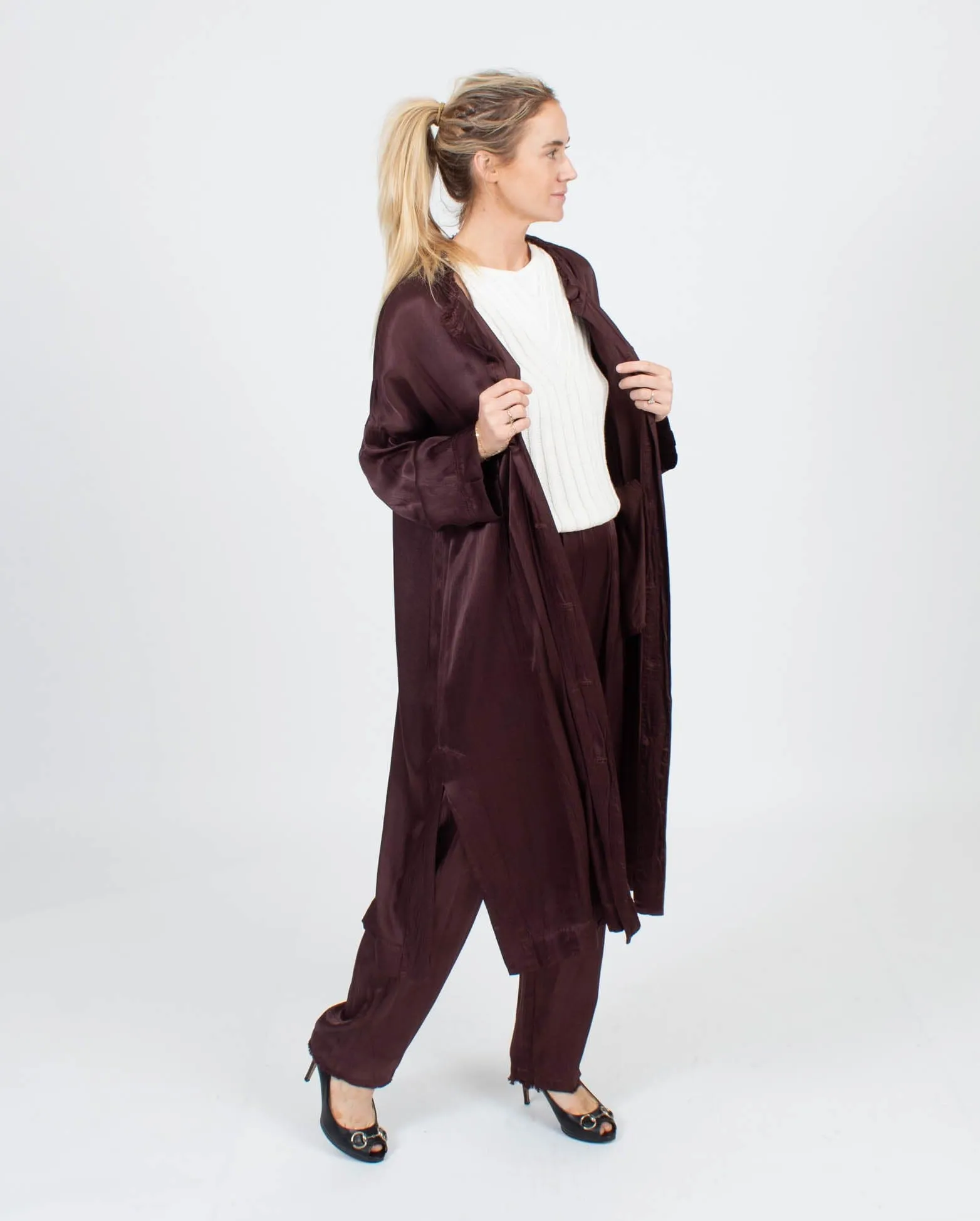 Button Front Dress Set