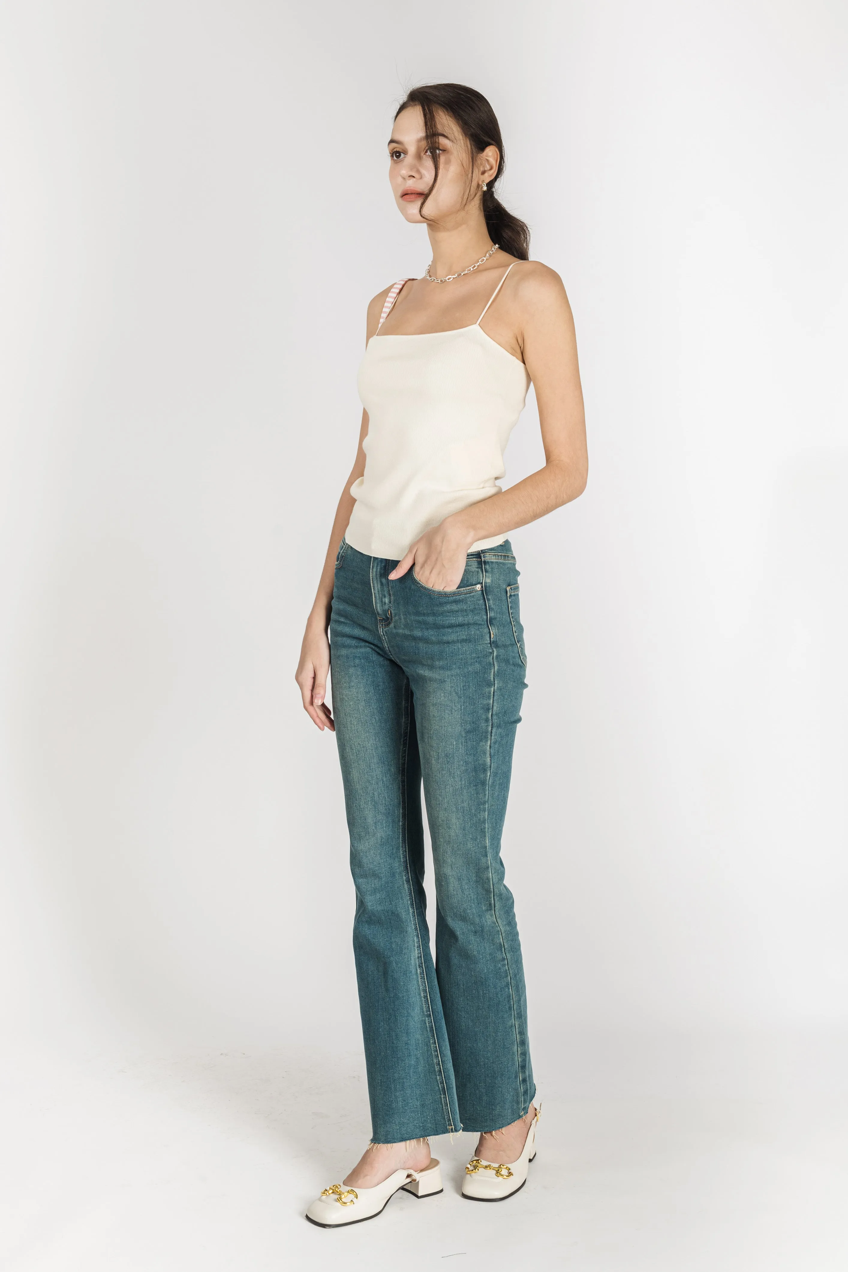 CheryII Kathleen Square Neck Tank Top