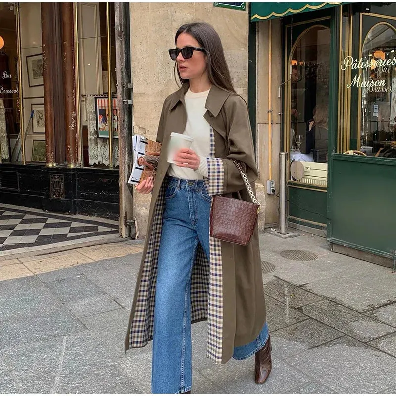 Classic Suede Lightweight Lapeled Collared Coat in 3 Colors / 2 Styles