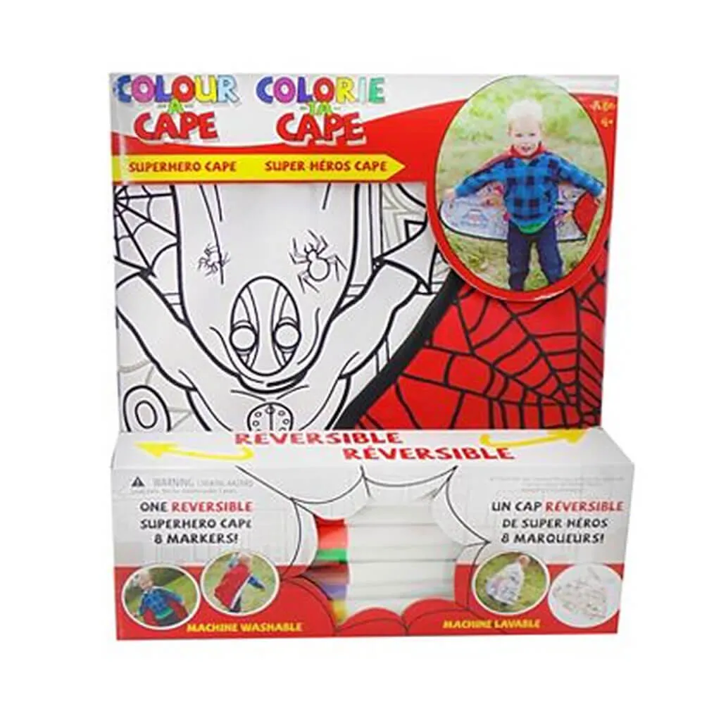 Colour-A-Cape Spider Super Hero