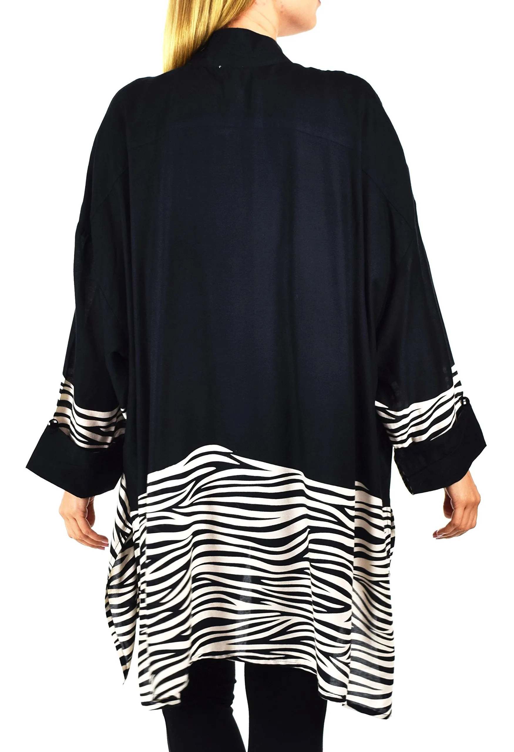 ComfyPlus, Plus Size Shirt, Oversize Shirt, Chiffon Shirt, Plus Size top, Designer Shirt, Zebra Print, Big Shirt,Plus size clothing