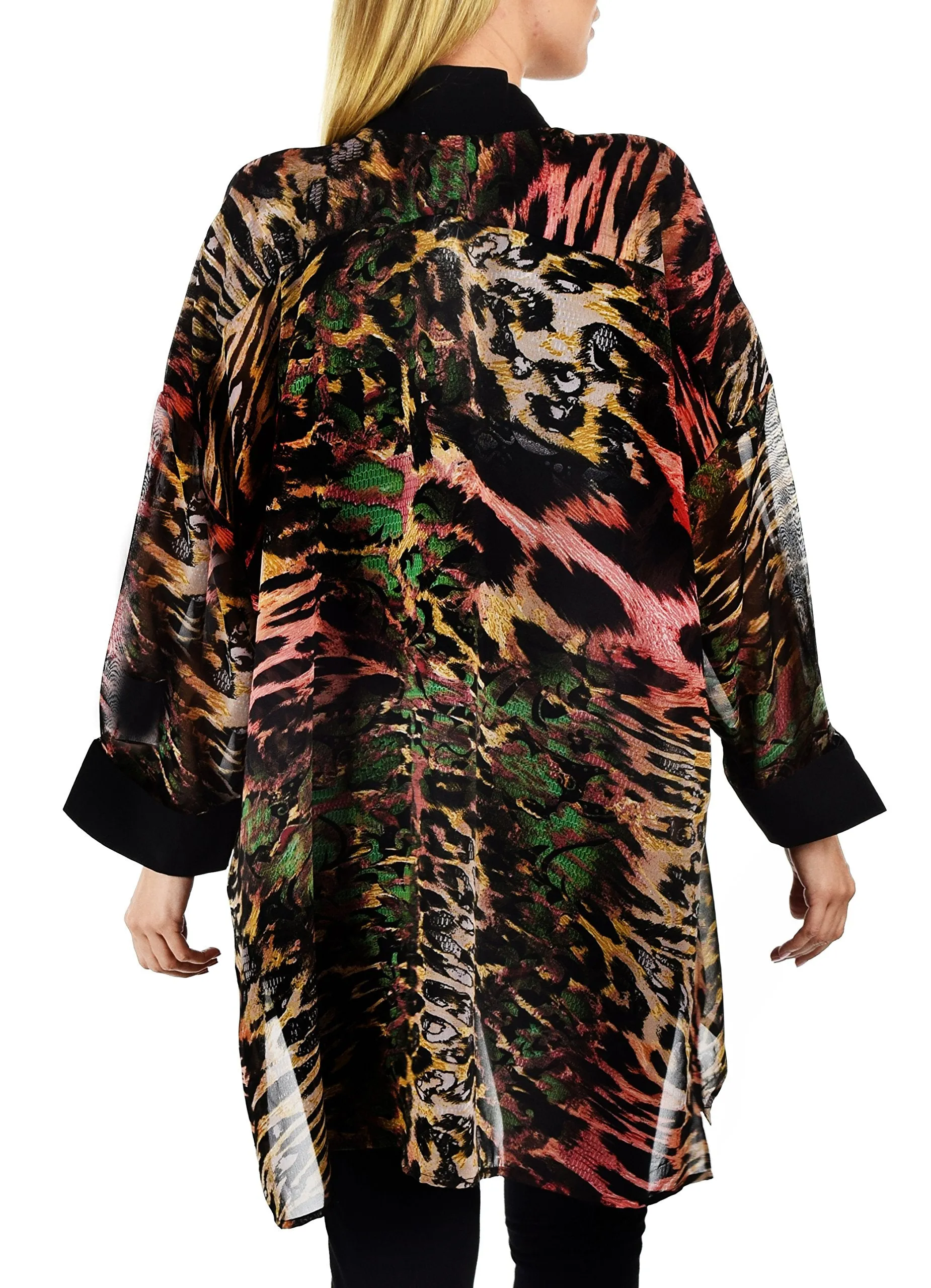 ComfyPlus, Plus Size Shirt, Oversize Shirt, Chiffon Shirt, Plus Size top, Designer Shirt, Zebra Print, Big Shirt,Plus size clothing