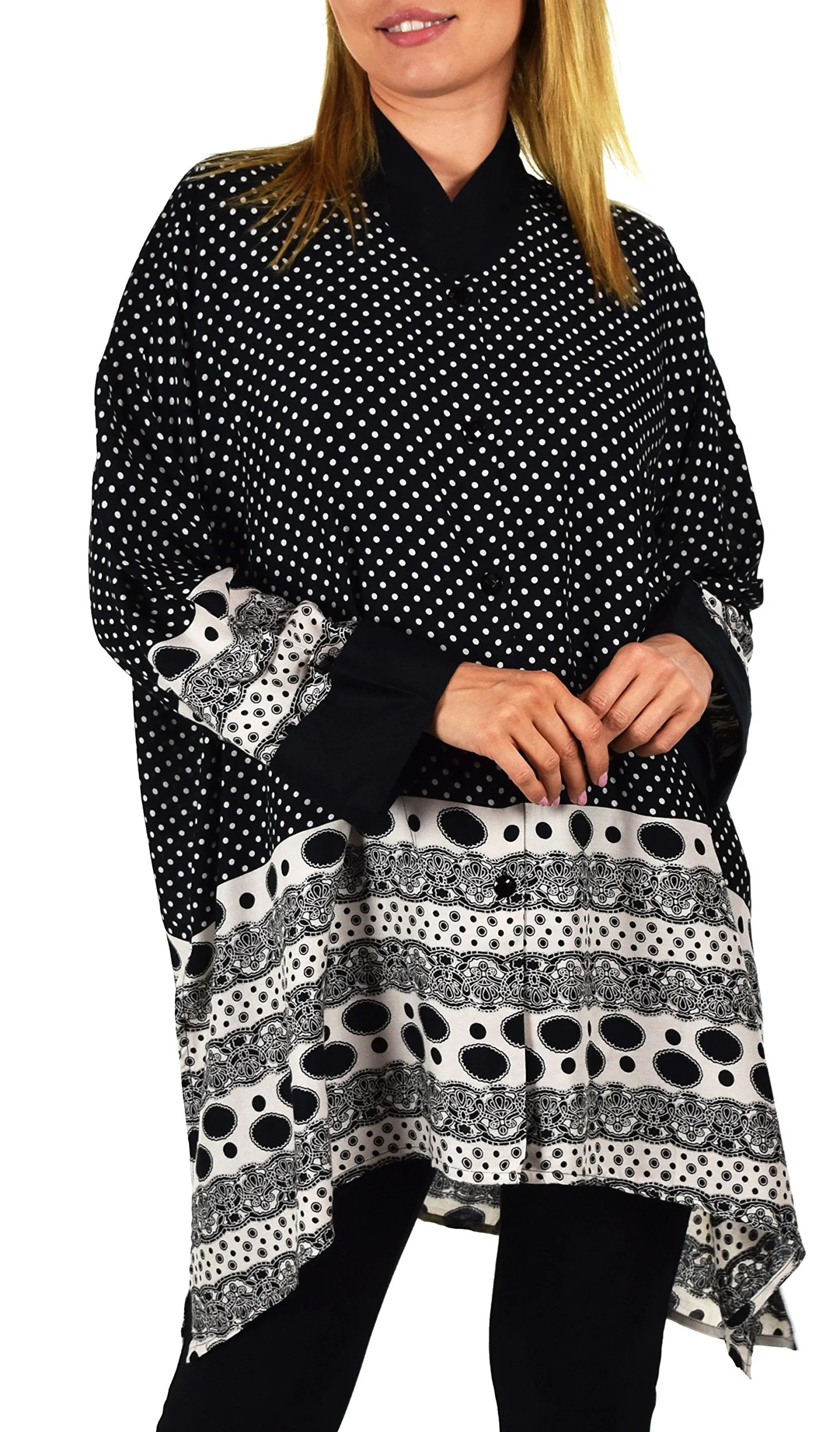 ComfyPlus, Plus Size Shirt, Oversize Shirt, Chiffon Shirt, Plus Size top, Designer Shirt, Zebra Print, Big Shirt,Plus size clothing