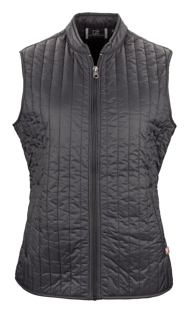 Cutter & Buck Ozette Ladies Padded Body Warmer | Lightweight | Quilted | Navy/Black | XS-2XL