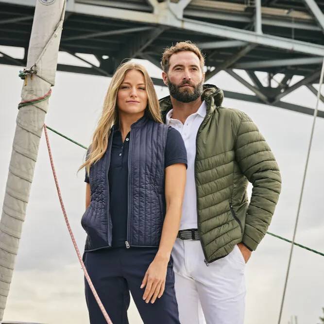 Cutter & Buck Ozette Ladies Padded Body Warmer | Lightweight | Quilted | Navy/Black | XS-2XL