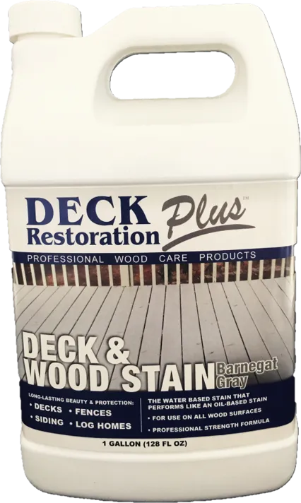 Deck Restoration Plus Deck & Wood Stain: Barnegat Gray (FREE SHIPPING on Stains)