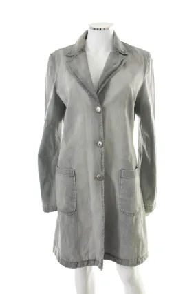 Denim Trench Coat
