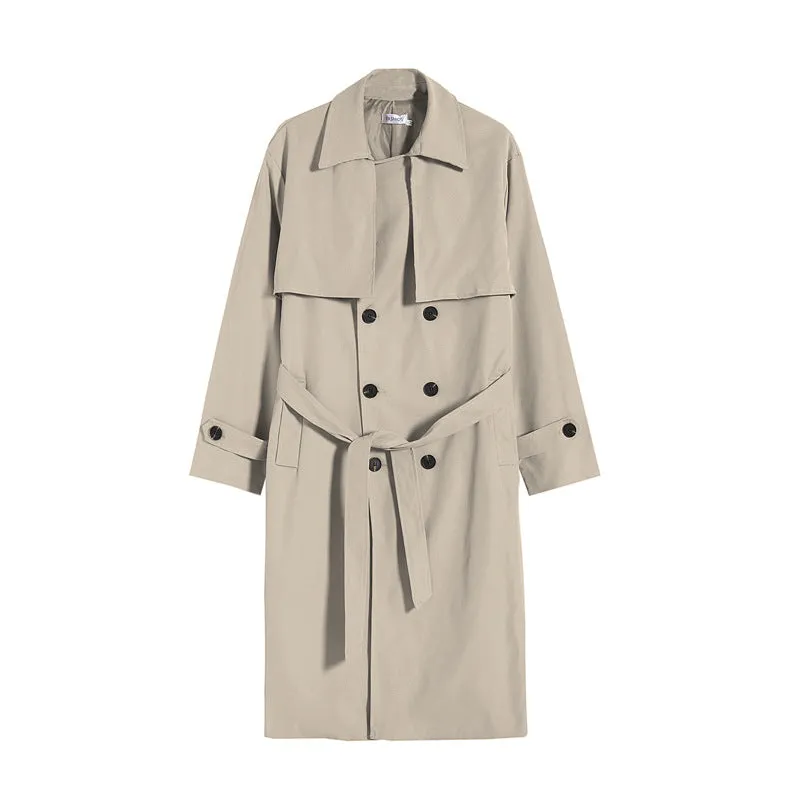 Double-breasted Trench Loose Trend Coat