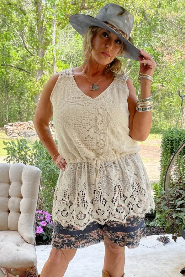Dream Weaver Tunic - Parchment by Jaded Gypsy - ONLINE EXCLUSIVE!
