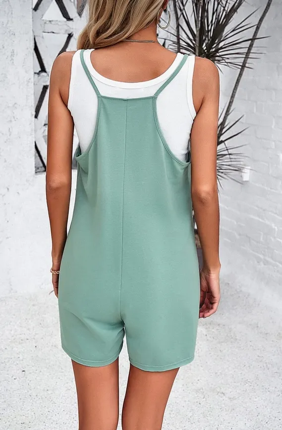 Effortless Charm Pocket Romper