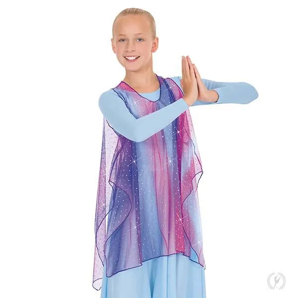 Eurotard 13848C Girls Soft Skies Draper Tunic