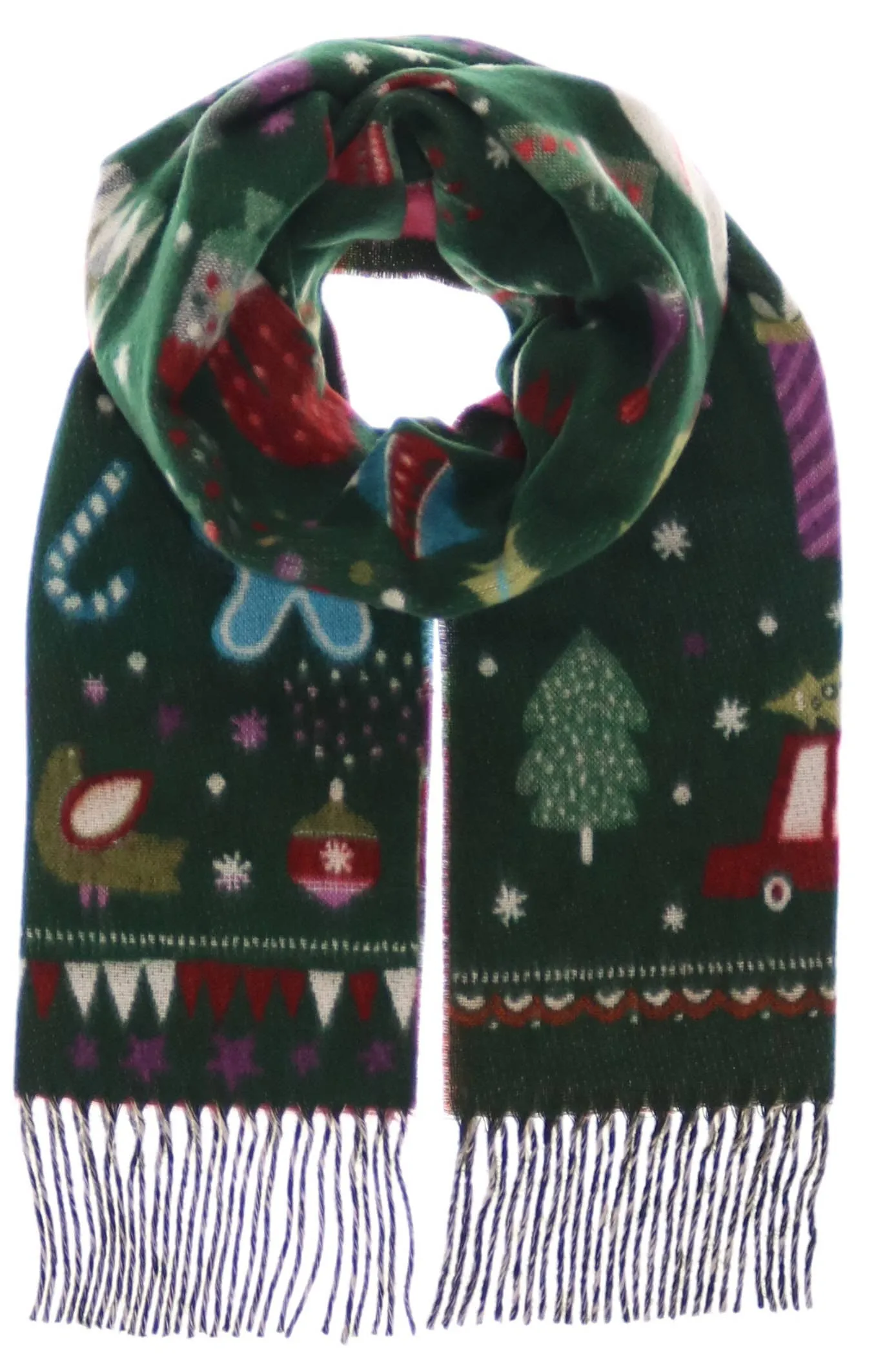 FRAAS - The Scarf Company - Christmas Kitsch: Black