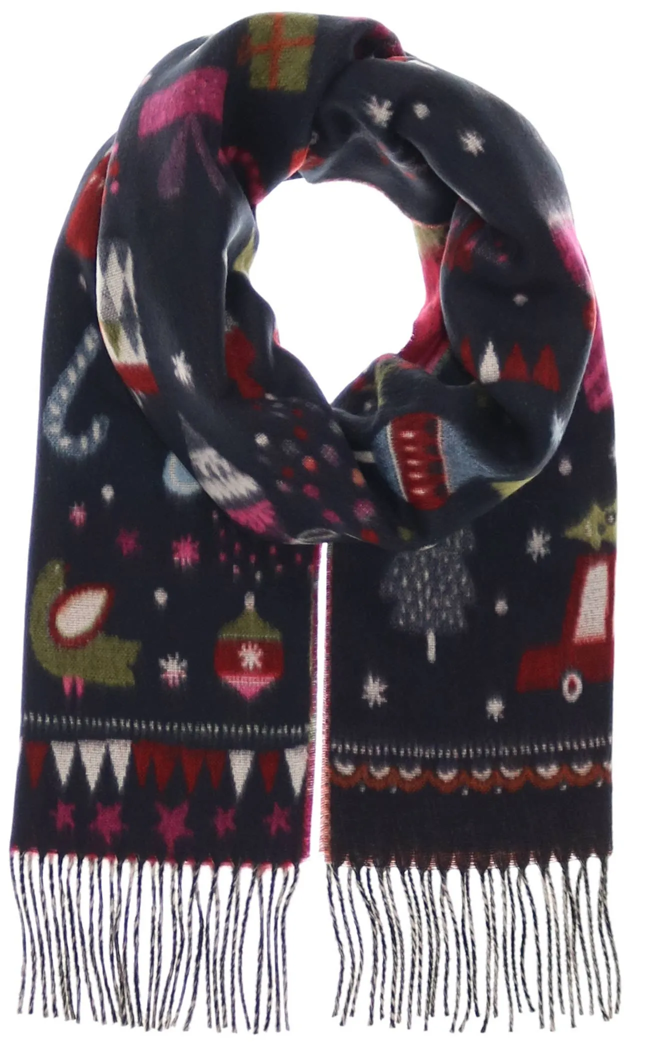 FRAAS - The Scarf Company - Christmas Kitsch: Black