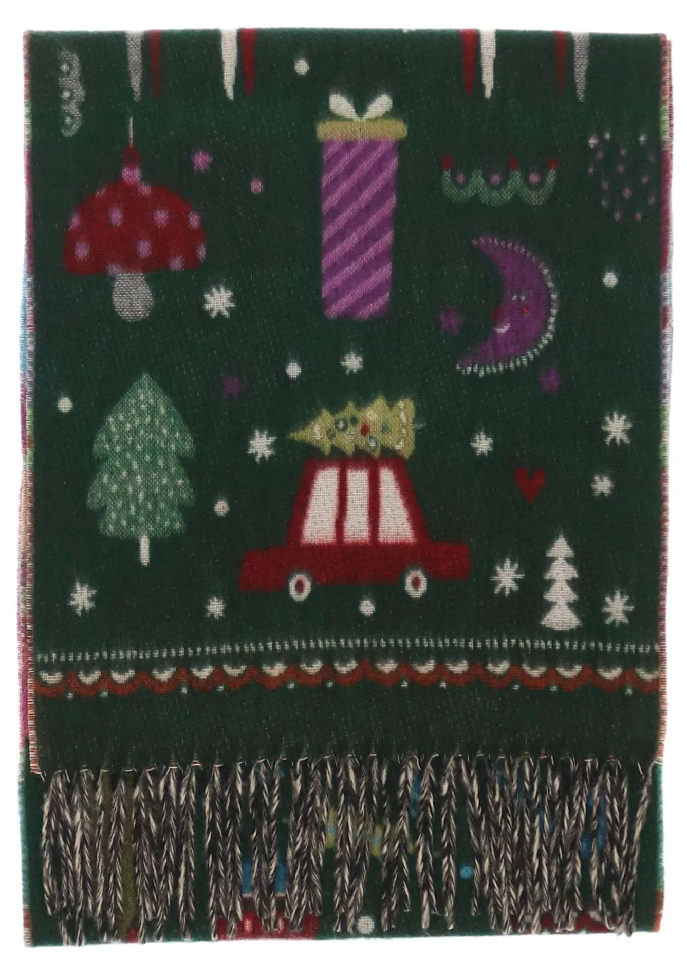 FRAAS - The Scarf Company - Christmas Kitsch: Black