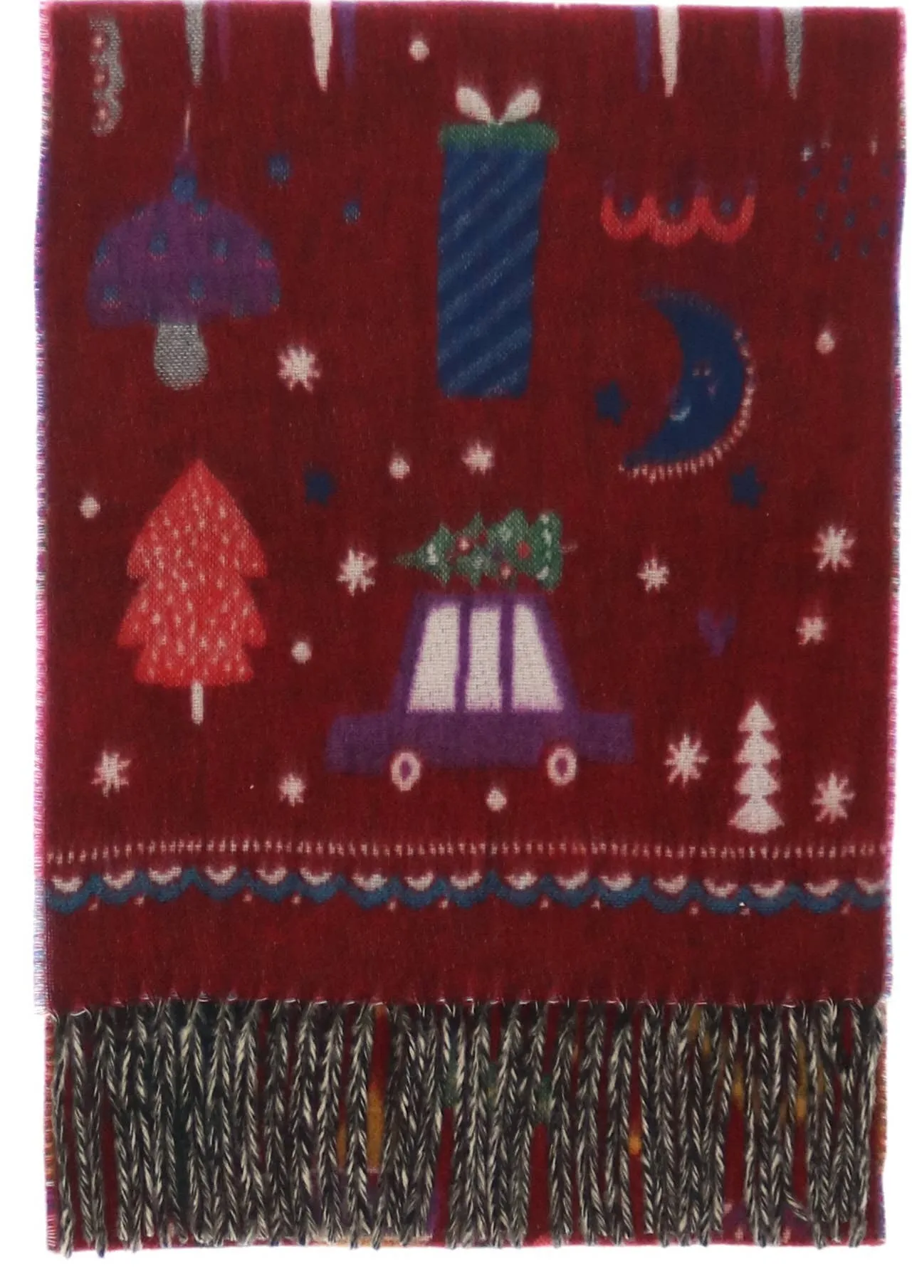 FRAAS - The Scarf Company - Christmas Kitsch: Black