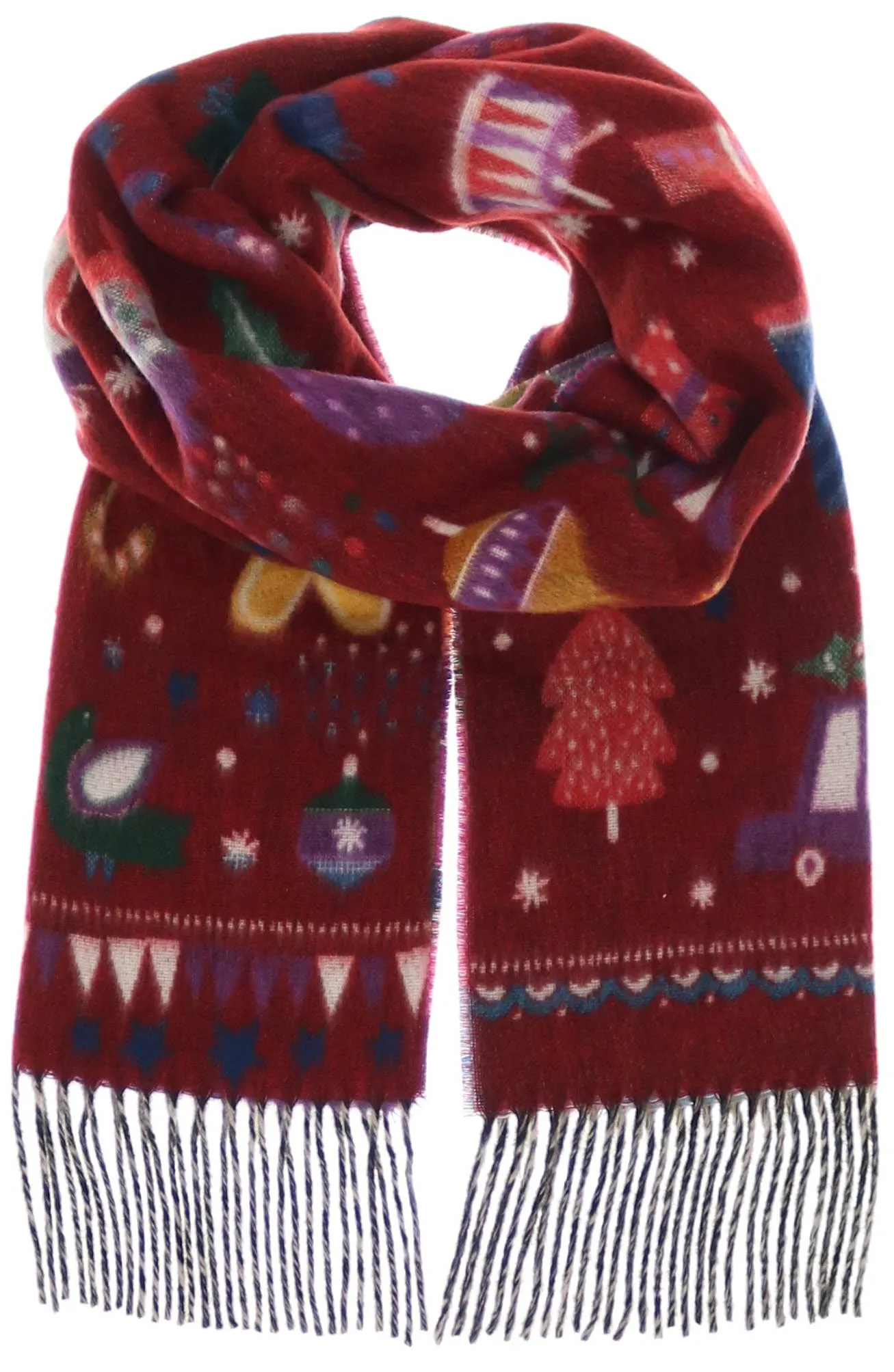 FRAAS - The Scarf Company - Christmas Kitsch: Black