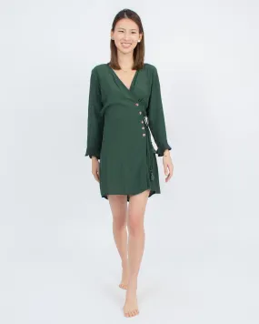 Green Wrap Dress