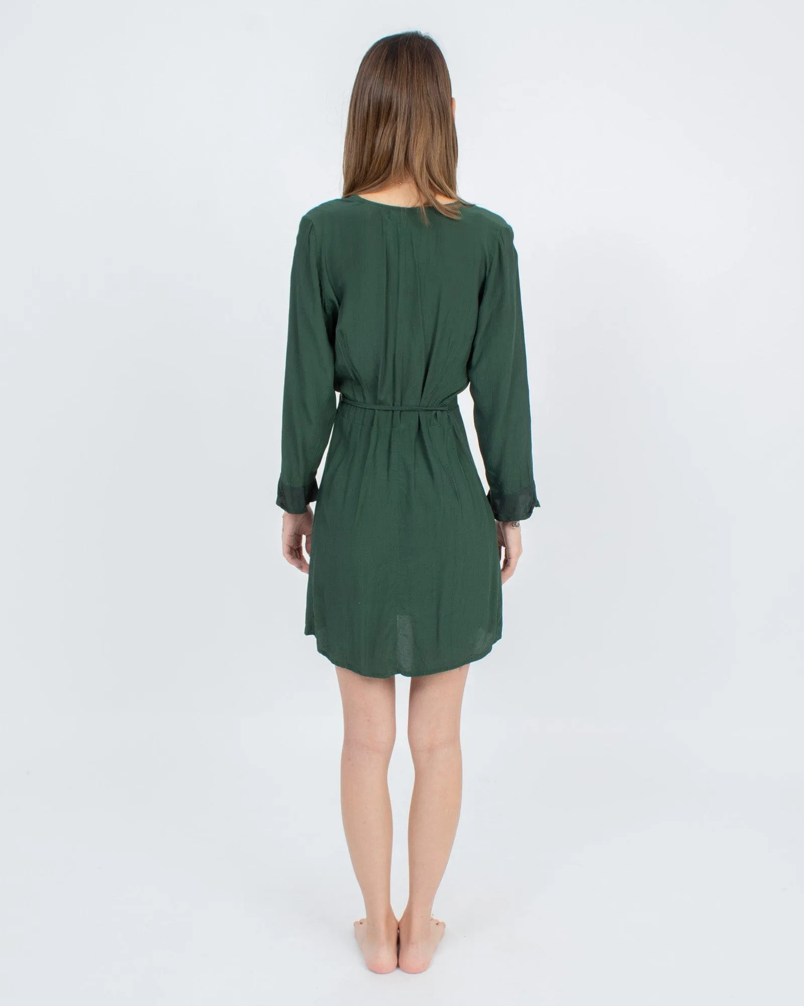 Green Wrap Dress