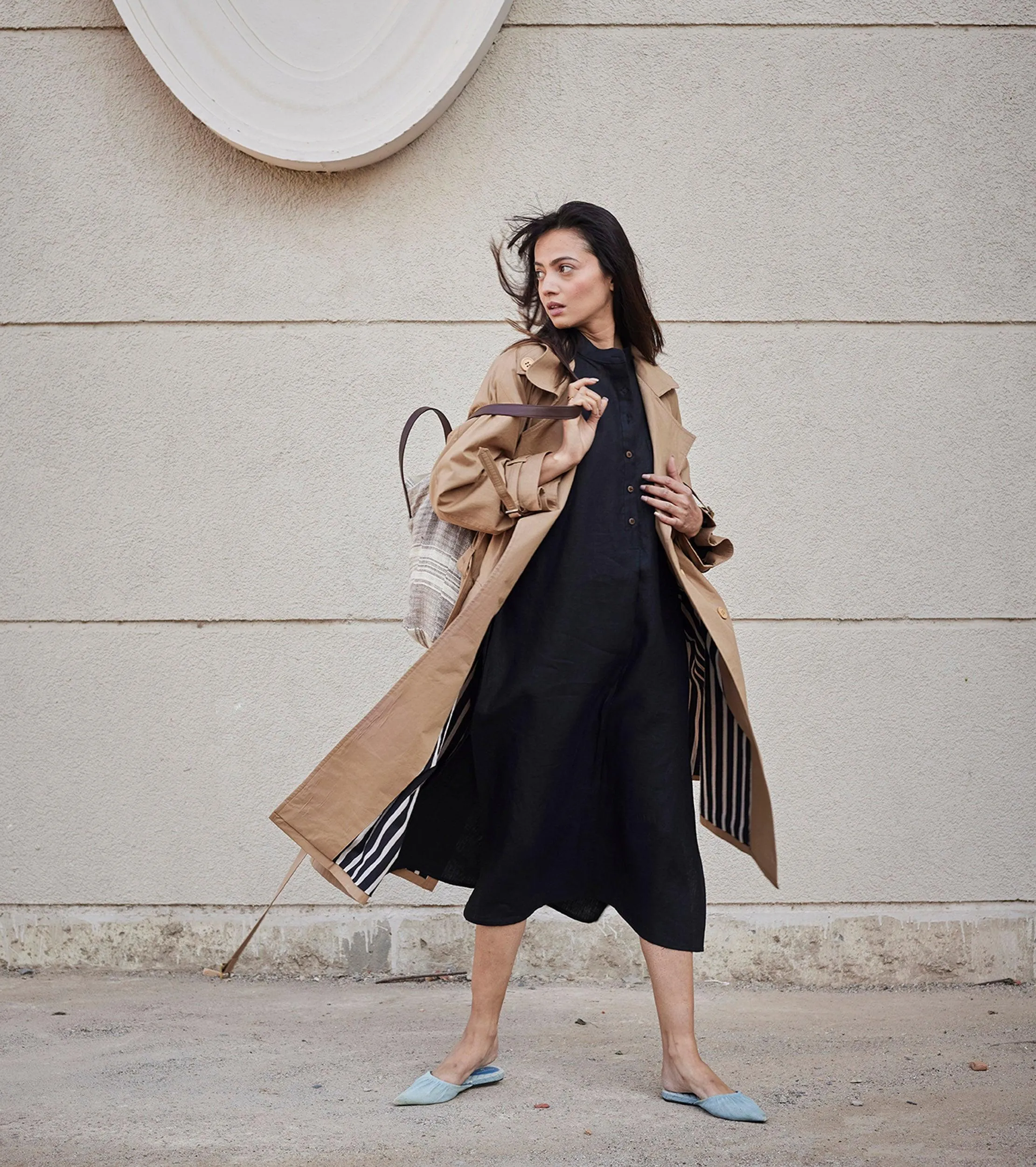 Heart Wood Trench Coat