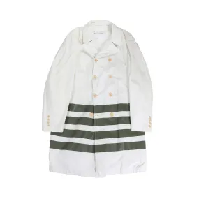 Helmut Lang AW97 Resin Stripe Trench Coat