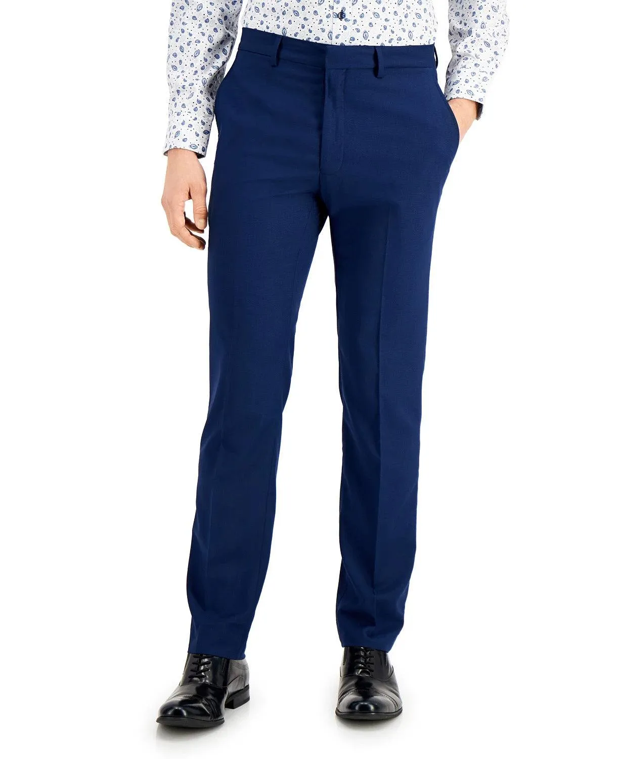 Kenneth Cole Reaction Mens Slim fit Dress Pants 32 / 30 Blue