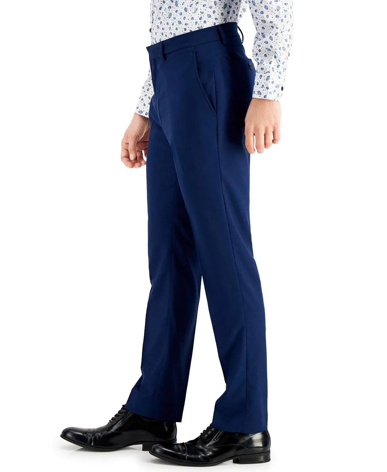 Kenneth Cole Reaction Mens Slim fit Dress Pants 32 / 30 Blue