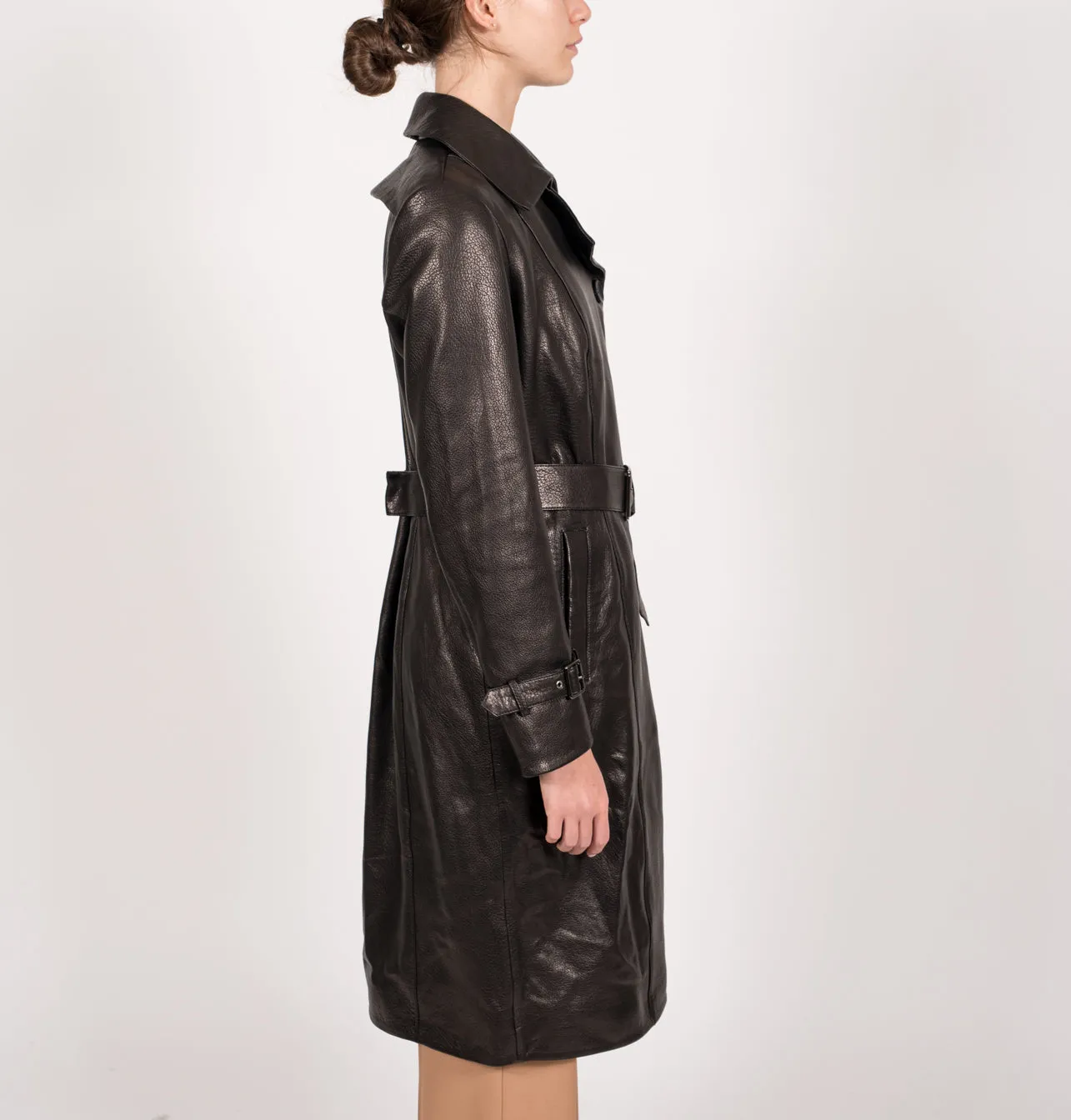 Leather Trench Coat