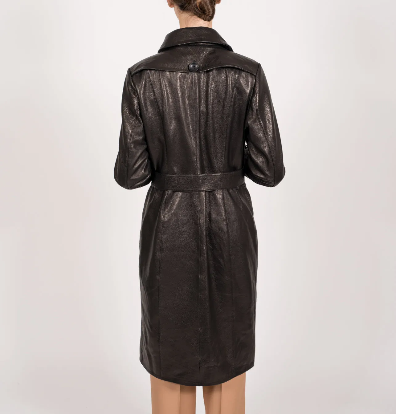Leather Trench Coat