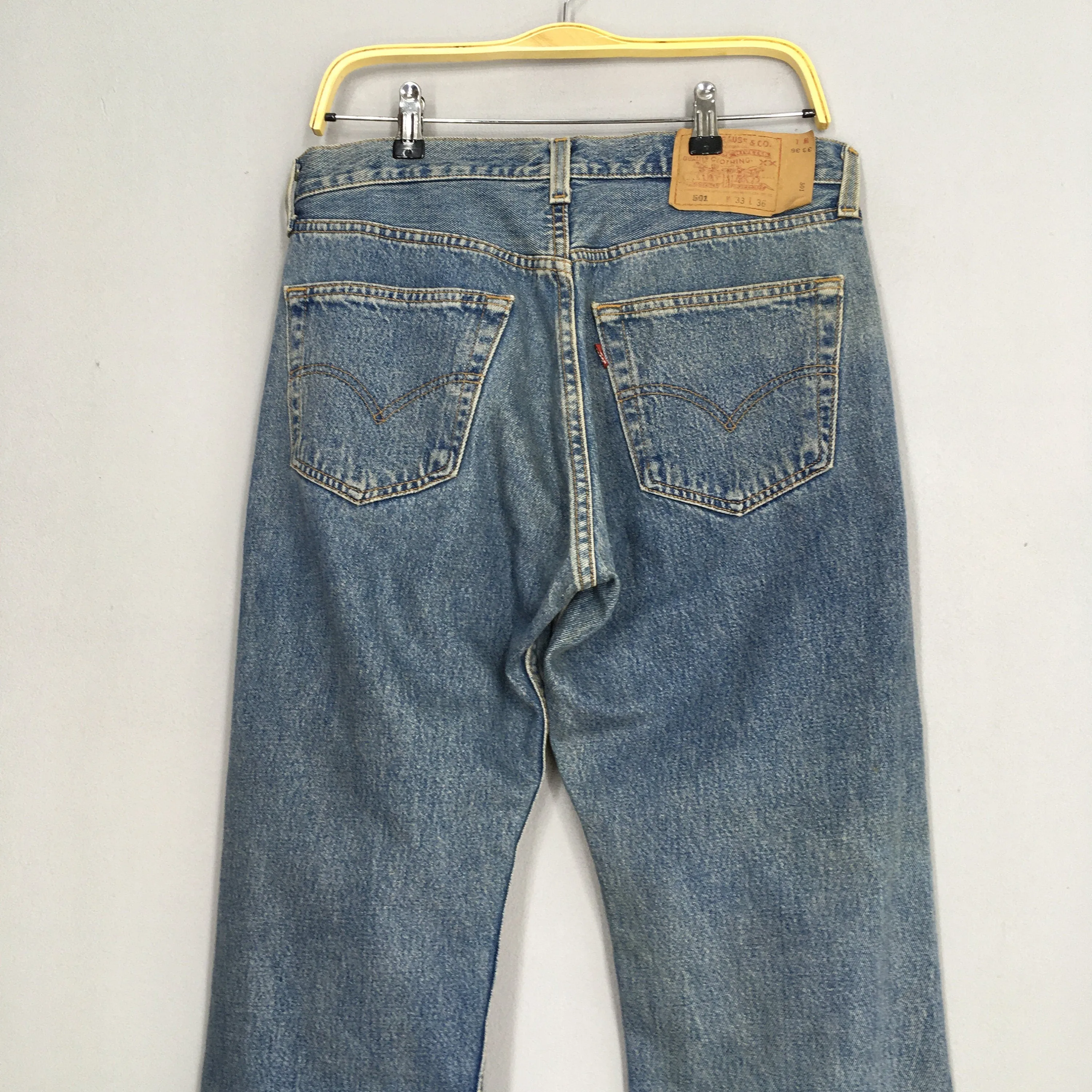 Levi's 501 Dirty Blue High Rise Jeans Size 32x31