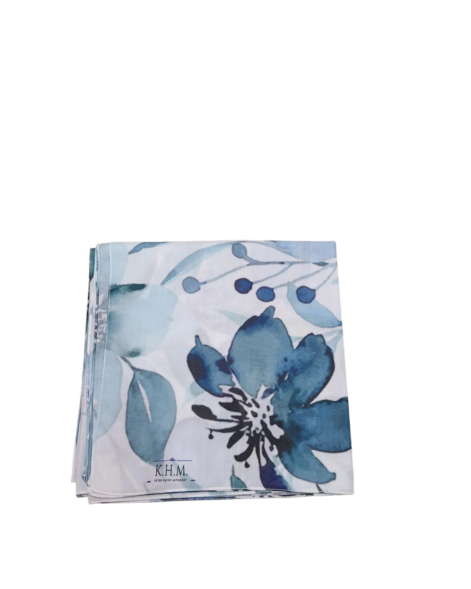 Lilly Blue Square Scarf