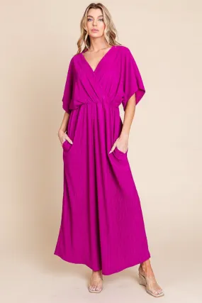 Magenta Maxi Dress