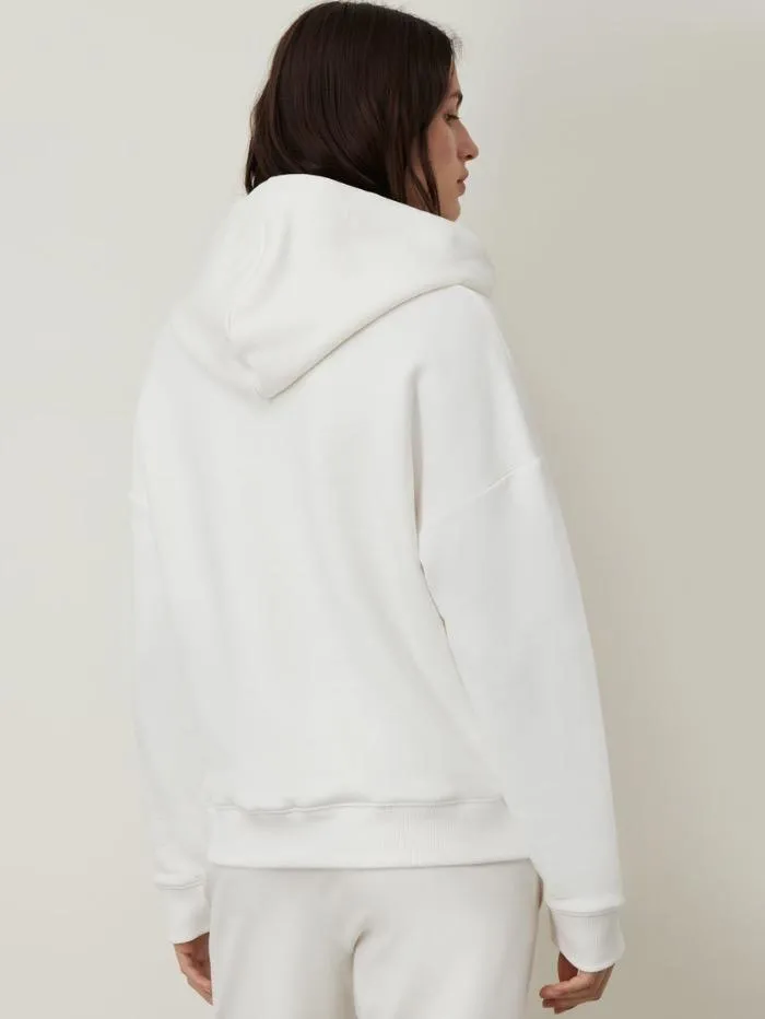 Marella S USCIO Cream Hoodie 39260119 001