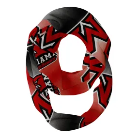 Miami Ohio RedHawks All Over Logo Game Day Collegiate Women Ultra Soft Knit Infinity Scarf by Vive La Fete