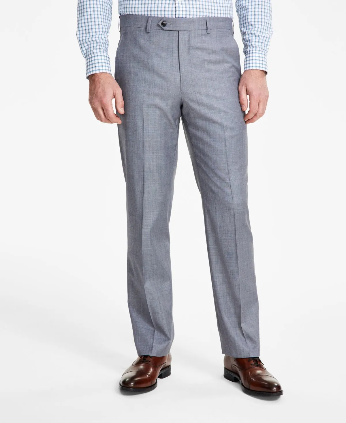 Michael Kors Mens Classic fit Dress Pants 42 / 32 Light Grey Blue
