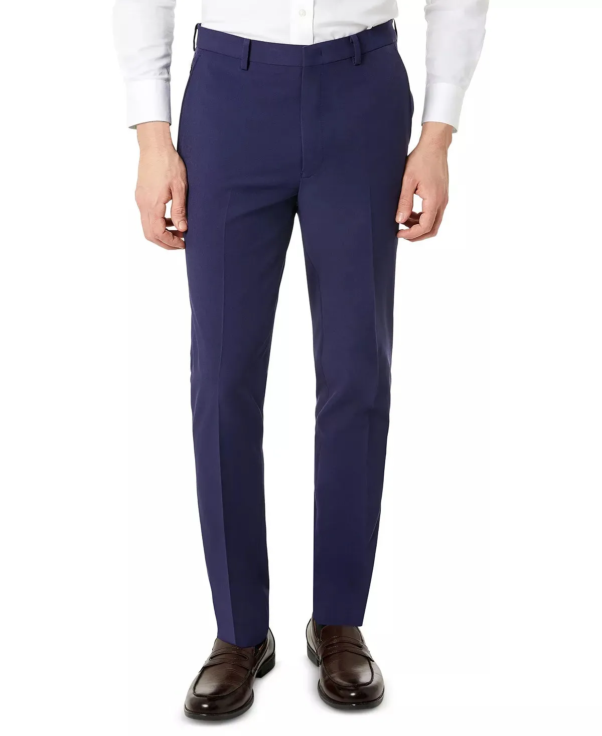 Michael Kors Men's Modern-Fit Suit Dress Pants Blue 38 x 32