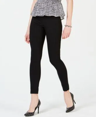 Michael Kors Women's Black Petites Pull On Solid Casual Pants