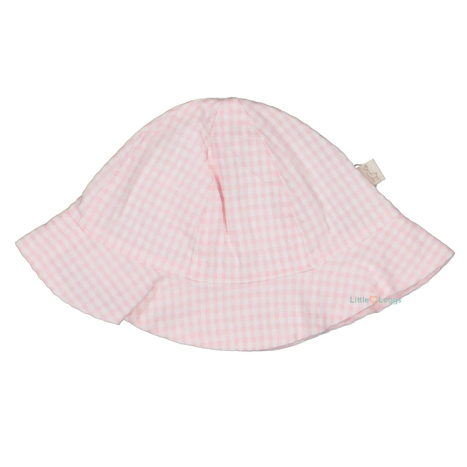 Pink Check Sun Hat
