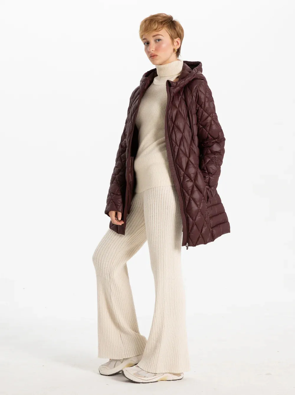 Point Zero Coat - Ultralight - Merlot