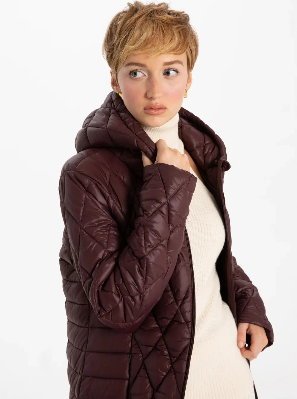 Point Zero Coat - Ultralight - Merlot