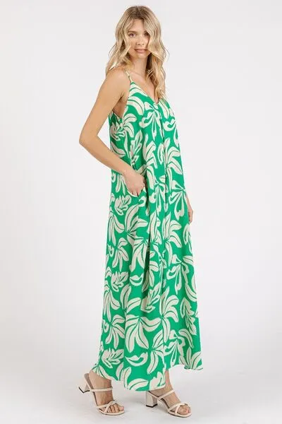 Printed Maxi Cami Dress