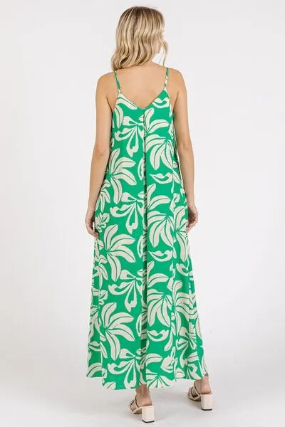 Printed Maxi Cami Dress