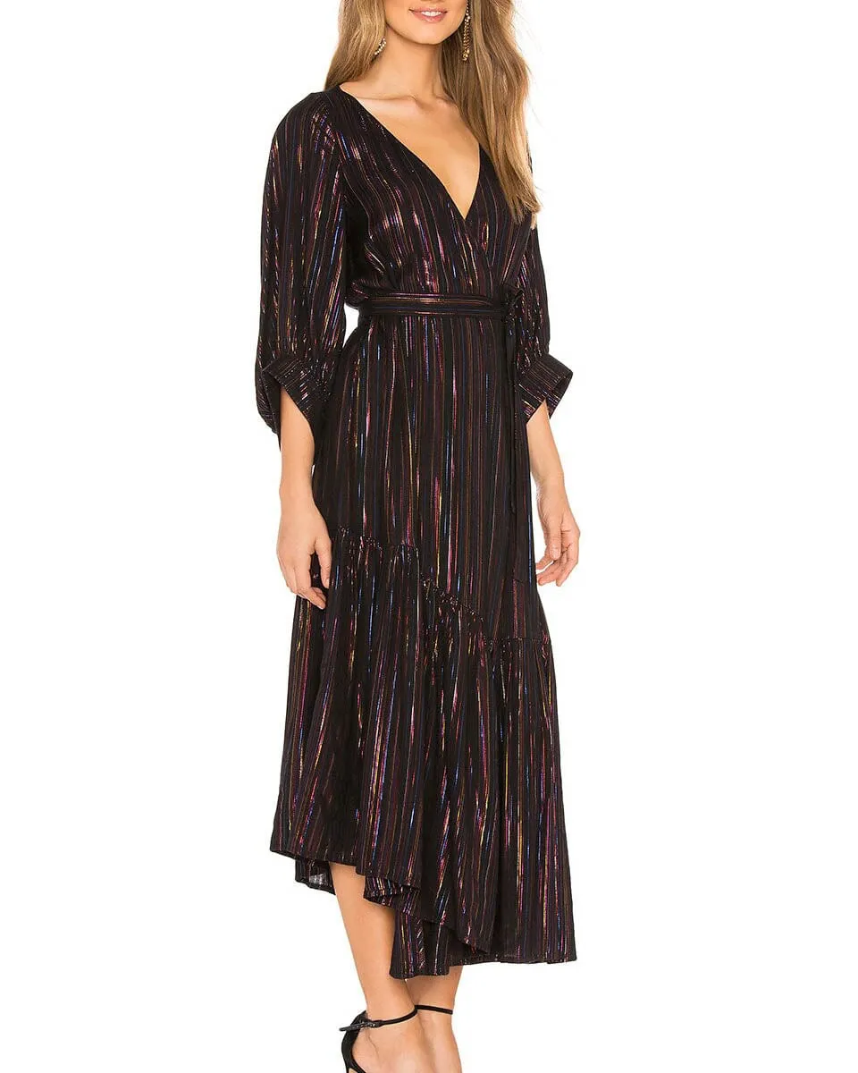 "Bougainville Wrap Dress"