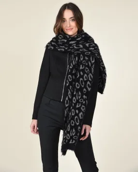 Reversible Leopard Scarf