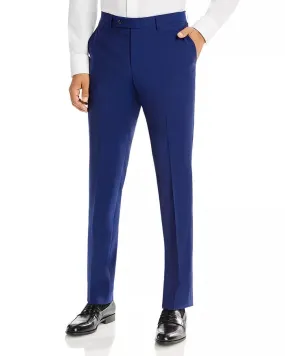 Robert Graham Mens Wool & Mohair Slim Fit Suit Dress Pants Size 30 Blue