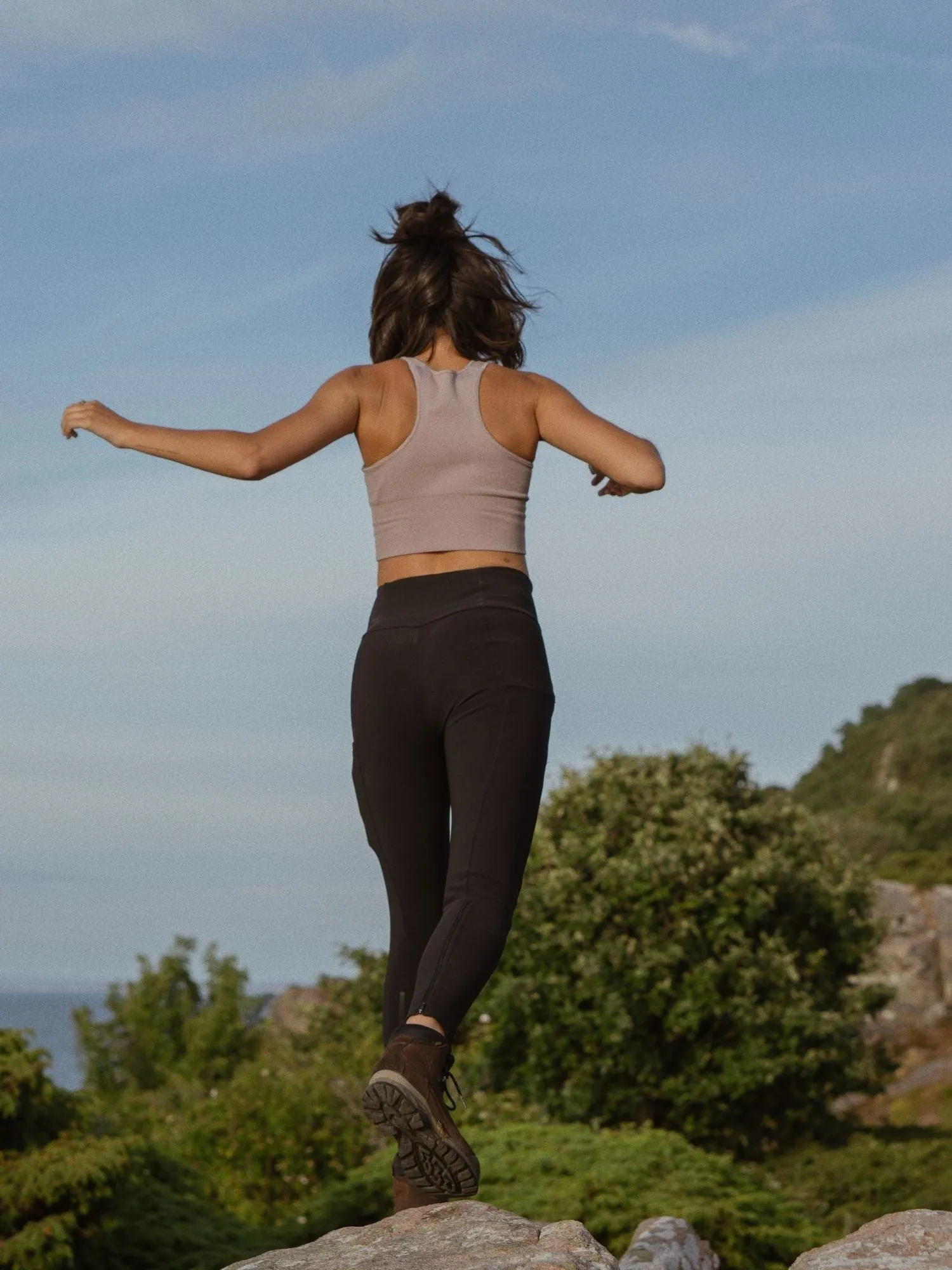 Rosa Hiking Tights Black